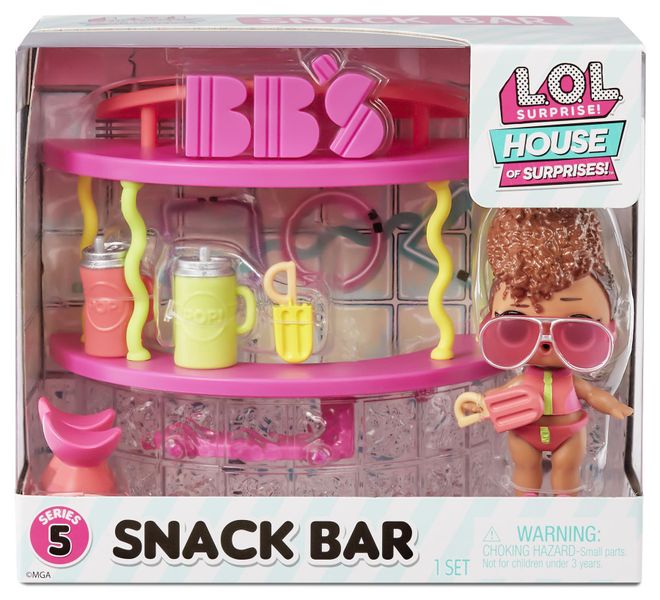 LOL Surprise OMG House of Surprises Snack Bar Playset 58024