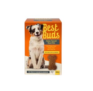 Best Buds - Chicken Flavoured Biscuit Bite Dog Treats 350g