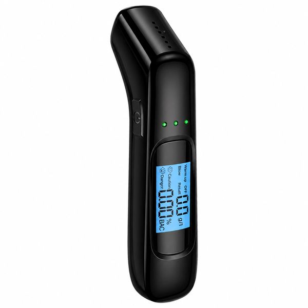 Digital Alcohol Breath Tester with LCD Display High Accuracy Breathalyzer