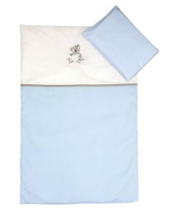 Cabbage Creek - Cot Linen Set of 3 - Grey &amp; Blue