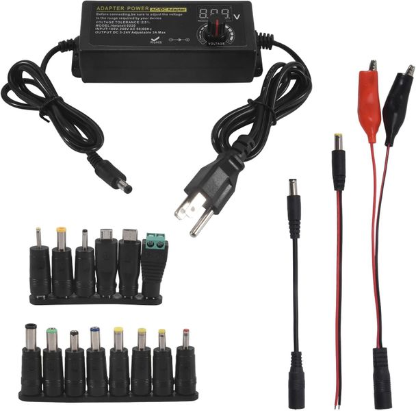 Power Supply 3V-24V 3A 72W Adjustable Variable 3V 5V 6V 9V 12V 18V 20V