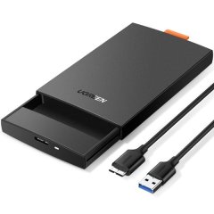 UGreen 60353 USB3.0 2.5" SATA3 HDD/SDD Enclosure-BK