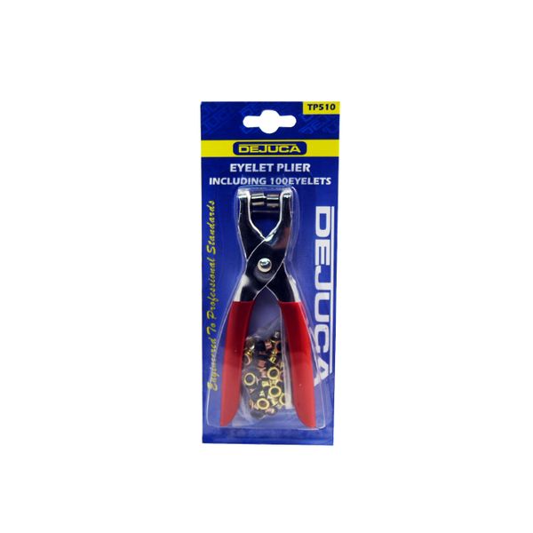 Dejuca - Eyelet Plier + Eyelets - 100/piece - 5 Pack