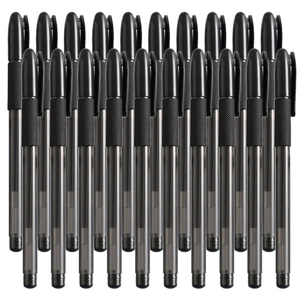 20Pcs Gel Pens 0.7mm Ball Point Pens Black Ink Smooth Writing Pens