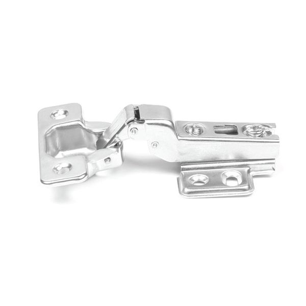 KHASA - 110 Degree 4 Hole Base Plate Cupboard Hinge 9mm - (Pack Of 6)