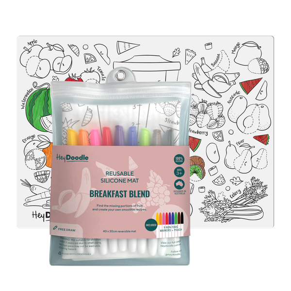 Breakfast Blend Classic Colouring &amp; Doodle Mat