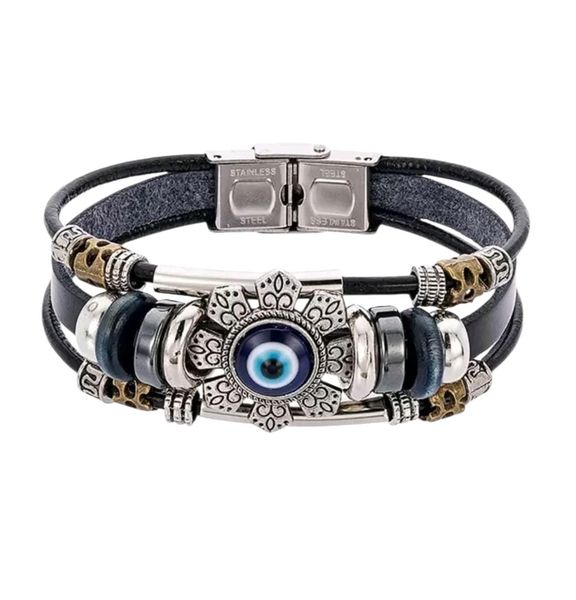 Men's Evil Eye String Bracelet