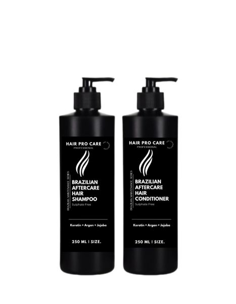 Hair Pro Care Brazilian Aftercare Hair Shampoo &amp; Conditioner Sulphate Free