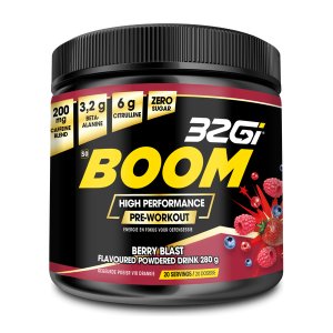 Boom - Pre-Workout - High Performance - Berry Blast - 280g