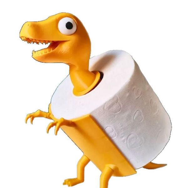 Dinosaur Toilet Paper Holder 3d Printed Figurine