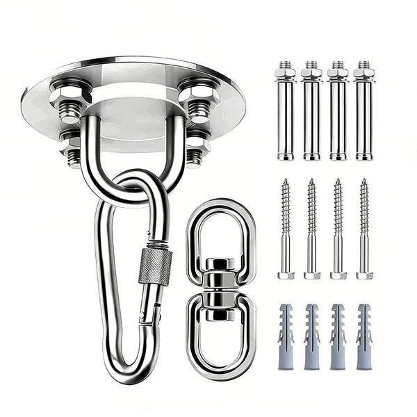 Swing Hanger Hammock Chair Ceiling Hook Wall Mounting Bracket Hardware Set