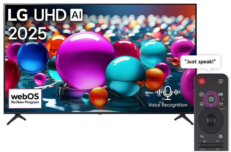 LG 65 Inch UHD UA80006 webOS 25 Smart LED TV