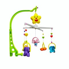 Baby Crib Mobile With Colorful Hanging Toys And Rotating Music