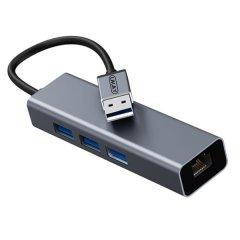 UKAY USB 2.0 to RJ45 Ethernet Adapter - 10/100Mbps Network Converter Black