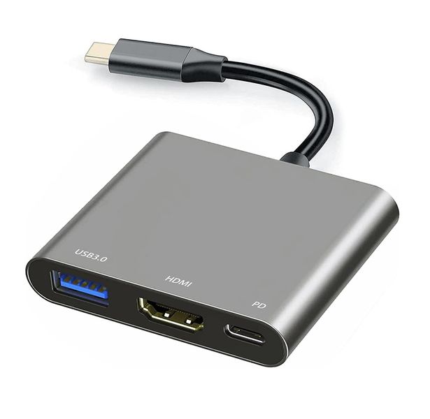 USB-C Docking Adapter with HDMI, USB 3.0 &amp; PD Charging Support GV02