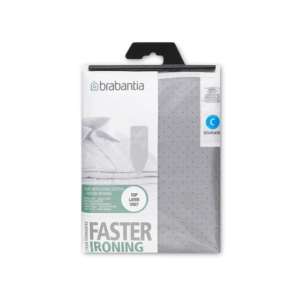 Brabantia - Metallised Ironing Board Cover C 124x45cm - Complete Set