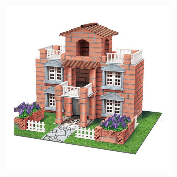 456 Piece Garden Villa Brick House Building Block STEM Construction Toy Set