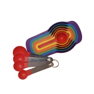 Measuring Spoons Set 6 Piece Stackable and 4 Piece Set