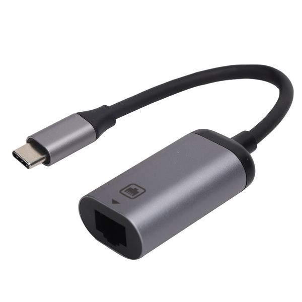USB-C to RJ45 Ethernet Adapter for Laptops/PCs