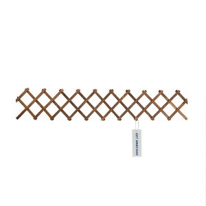 GET UNBOXED Garden Fence Wooden Expanding Trellis Decorative Fence 44x28cm