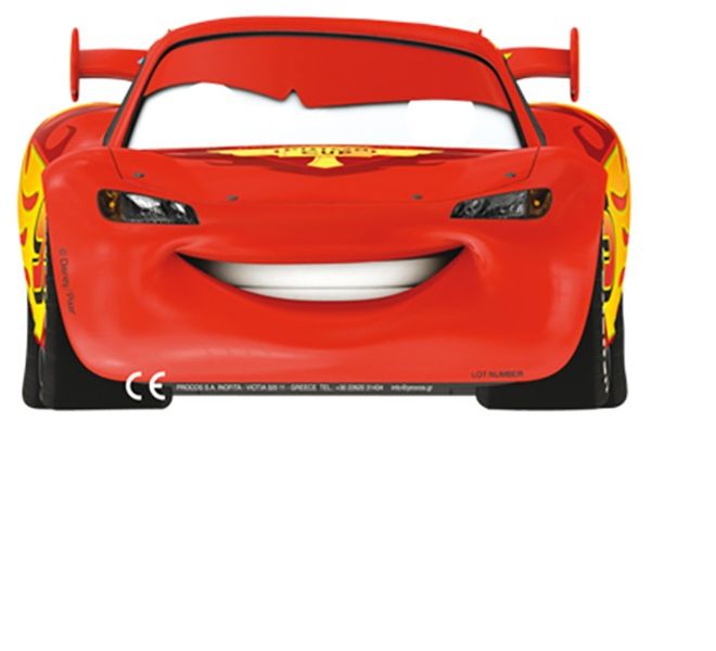 Cars Party Favour Die Cut Mask