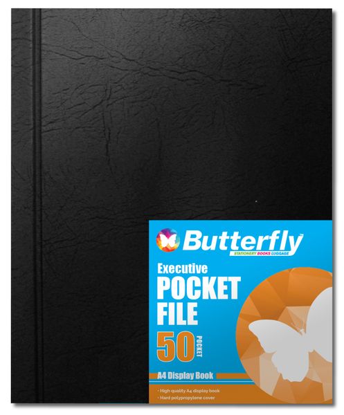 Butterfly Executive Pocket File A4 - 50 Page