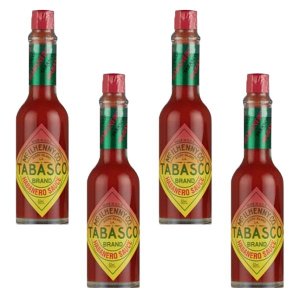 Tabasco Habanero Sauce - 4 x 60ml