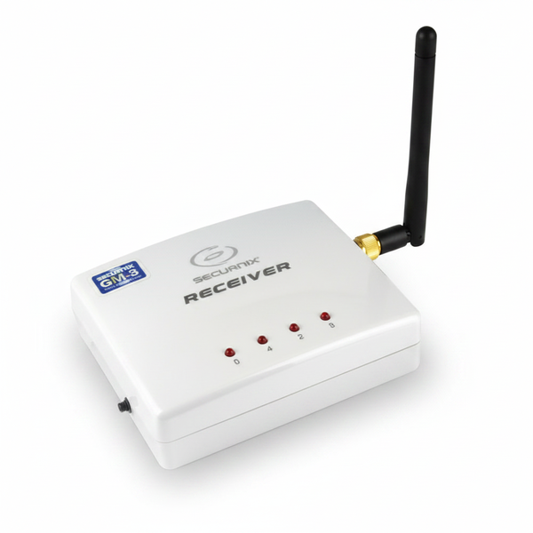 Securnix Wireless Receiver for Home Security, 4-Channel 2.4 GHz