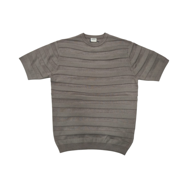 Jonathan D Men's Bertini Knitted Tee - Taupe