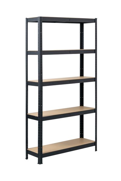 Fine Living The 5 layer matte black shelf