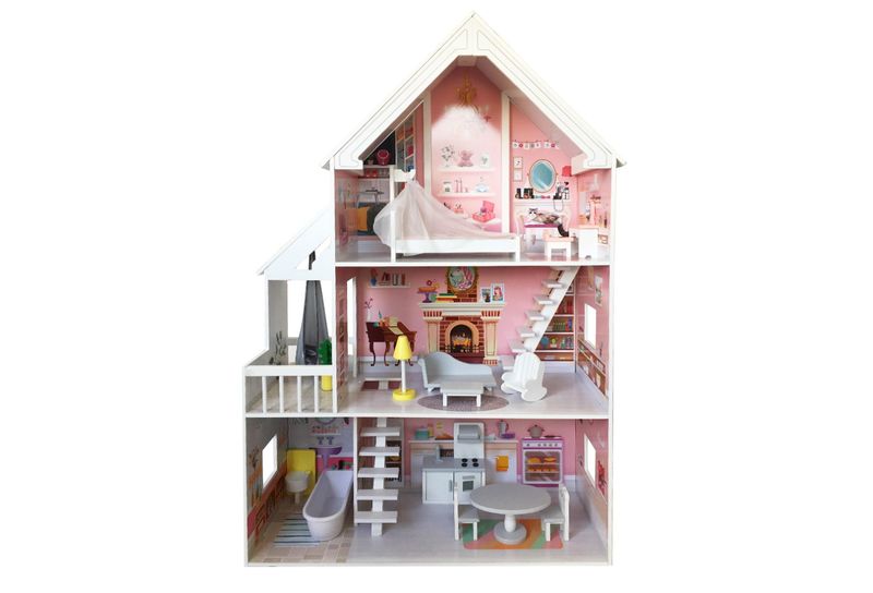 Cinderella's Dollhouse With 15 Piece Furntiure