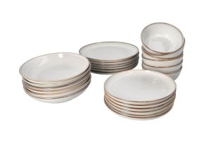 Homezaza Ceramic Dinnerware Set 24 Pieces