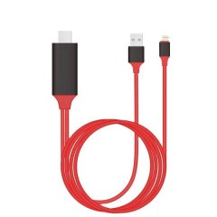 Lightning to HDTV For iPhone-Red