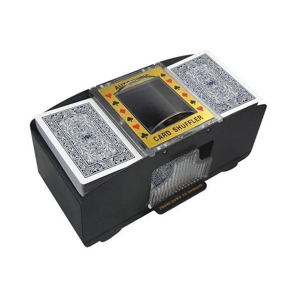Electric Automatic 2 Decks Card Shuffler Machine