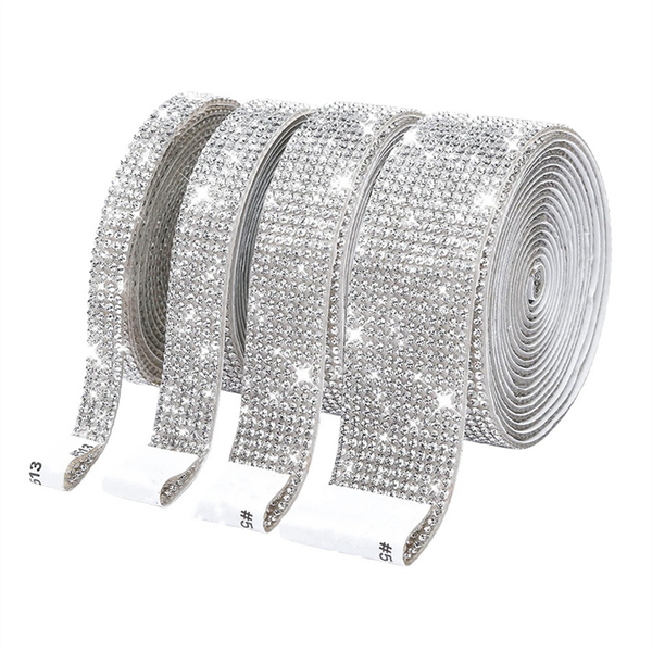 Self Adhesive Diamond Ribbon Roll Glitter Tape Handmade B