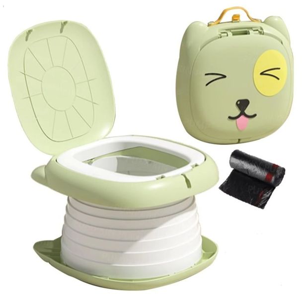 Foldable Portable Toilet for Emergency Kids and Outdoor Use