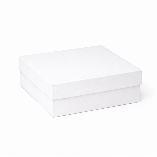 14cm - Cardboard Gift Box - White