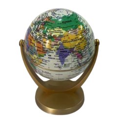 Educational Earth Globe with World Ocean Map - Spinning Design