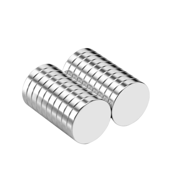 N35 Neodymium Rare Disc Magnets 8mm x 1.5mm by BASED - Pack of 20
