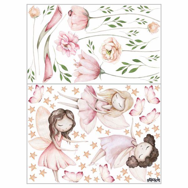Garden Fairies Wall Stickers