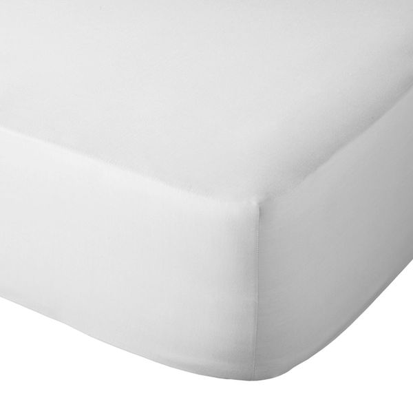 Sheraton 144TC 100% Cotton Fitted Sheet - White