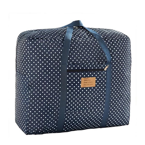 Foldable Travel Duffel - Hand Carry Bag - Red Speckles
