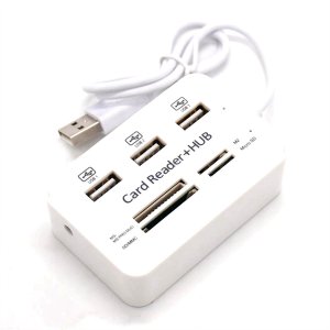 7 in 1 Portable Multi Function 3 Port USB HUB 2.0 Splitter