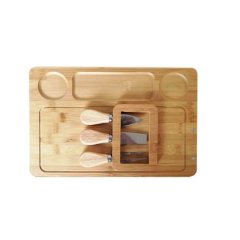 Bamboo Kitchen Cheese Board Set - 5 Piece