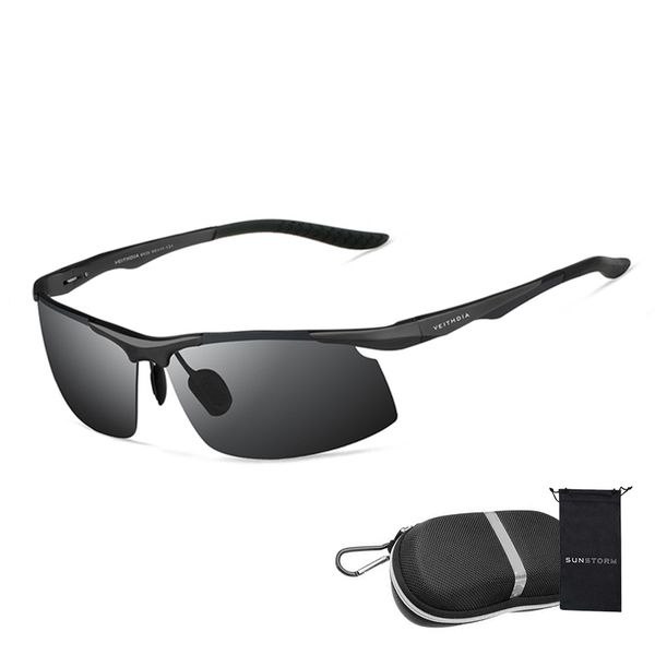 Sunstorm Razer - Metal Frame Polarized Sunglasses for Men