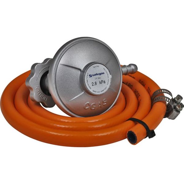 L-Shape Gas Regulator With Hose 1.2m