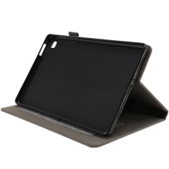 (Sm-T220 / T225) Protective Case Back Cover Bracket With Pocket Gray