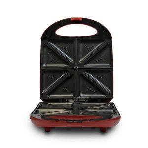 Conic Compact Design Non-Stick Plate Sandwich Maker - Red