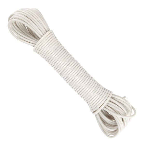 Washing Line Plastic Coat W/Steel Core - 3mm x 30m