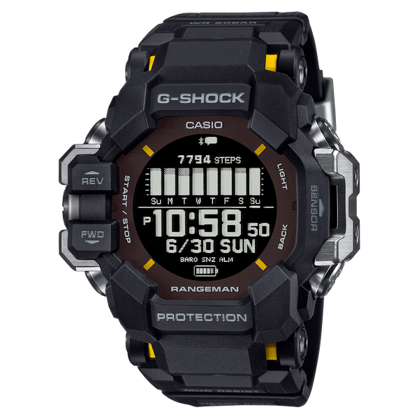 G-Shock Mens 200m Rangeman GPS With HR Monitor - GPR-H1000-1DR